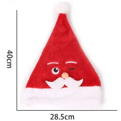 Nissehue Julehue Jul Nisse Julefest Dress up - Blinkende julemand Red