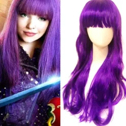 /NN/TG Descendants 2 Cos Kostume Mal Paryk Lang Paryk