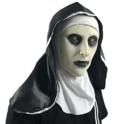Nonne Maske Halloween Horror Scary Scary Beam Kvindelig Spøgelse Ansigt Hoved Tricky Fest Rekvisitter