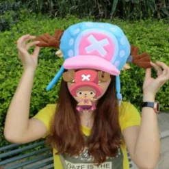 Ny Anime Tony Tony Chopper Cap Cosplay Plysset Vinterhat Gave Lyseblå Hfmqv