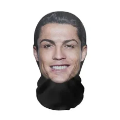 Ny 3D-Printet Berømthed Maske Fuld Ansigt Rapper Maske Sjov Kostume Cosplay Voksen Åndbar Blød 11 11 >8Y
