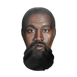 Ny 3D-Printet Berømthed Maske Fuld Ansigt Rapper Maske Sjov Kostume Cosplay Voksen Åndbar Blød 11 11 >8Y