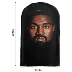 Ny 3D-Printet Berømthed Maske Fuld Ansigt Rapper Maske Sjov Kostume Cosplay Voksen Åndbar Blød 11 11 ><noscript><img width=