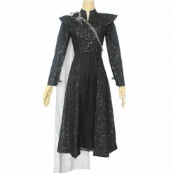 Nyt Cosplay Game Of Thrones Sæson 7 Daenerys Targaryen Mother Of Dragons Kostume hurtigt L