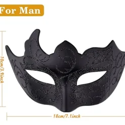 Ocean Par Venetiansk Maske Maskerade Maske Kvinde Blonde Venetiansk Ma