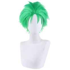 ONE PIECE grøn paryk Short Layer Roronoa Zoro Cosplay paryk Roronoa Zoro
