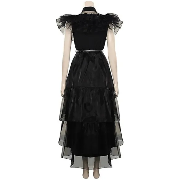 Onsdag Addams Costume Dress Halloween Cosplay Party Costume zy 3XL