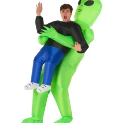 Oppustelig Alien Kostume til Voksne, Alien Bortførelseskostume, Kidnappet af Alien Kostume, Sjove Oppustelige Halloween Kostumer til Voksne V . voksen adult | Fyndiq