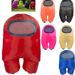 Oppustelig Among Us Kostume Toikido Yume Cosplay Halloween Boguge Blæs Op ..+ Grøn{Fyn10} Grøn Green Adult For 150-190cm