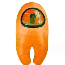 Oppustelig Among Us Kostume Toikido Yume Cosplay Halloween Boguge Blæs Op ..+ Grøn{Fyn10} Grøn Green Adult For 150-190cm