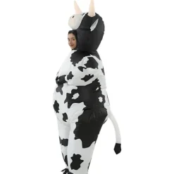Oppustelig Ko-Kostume Til Fastelavn, Cosplay Og Kostumefester