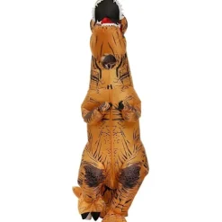 Oppustelig T-Rex Dinosaur Kostume Halloween Kostume Voksen Kostume (Brun) - Xin Brown
