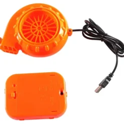 Oppustelige Kostumetilbehør USB Oppustelig Kostume Fan Blæser Luftpumpe og Batteriboks til Oppustelig Kostume