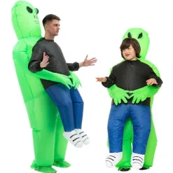 Oppustelige rumvæsenkostumer til børn - Halloween og julefrokost rumvæsen skabninger børnestørrelse rumvæsen extraterrestrial Children's size