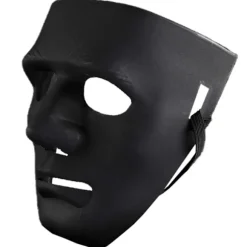 3-Pack Black Mask - Dekorer farve - Halloween Party Masked sort