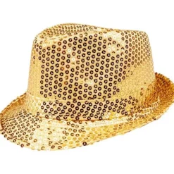 Paillet hat, unisex, diskoudstyr, diskotilbehør, karneval, kostume, temafest, temafest