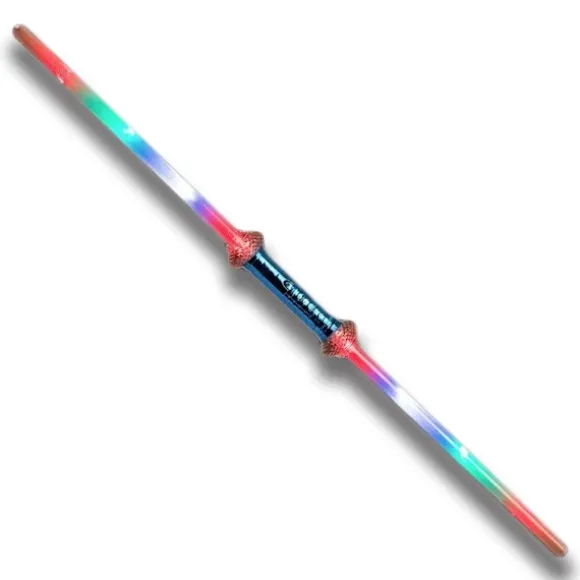 2-pak - Dobbelt Lasersværd / Sværd med Laser - 75 cm multifarve multifärg
