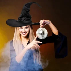 4-pak Halloween Heksehat Stor Troldmandshat til Halloween Fest Dekoration Cosplay Kostume Tilbehør
