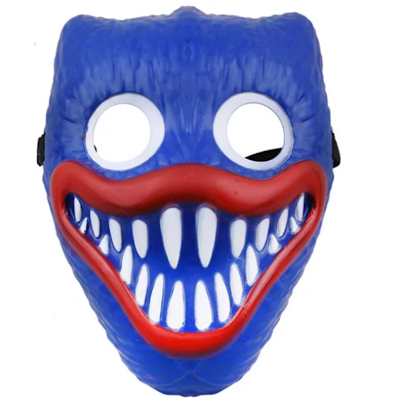 3-pak Halloween Poppy Playtime Skræmmende Pølsemund-Plastmasker