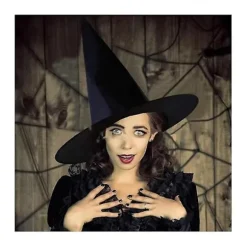 10-pak Häksehatte Halloween Sort Heks Hængende Hat Sort Hat Heksehat Halloween Julefest