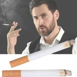 2-pak Realistiske falske cigaretter til sceneshow, practical jokes og Halloween-kostume rekvisitter (LGL) B