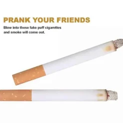 2-pak Realistiske falske cigaretter til sceneshow, practical jokes og Halloween-kostume rekvisitter (LGL) B