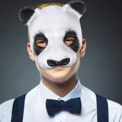 Panda Fancy Dress Maske til Voksne og Børn