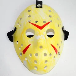 Party Jason Voorhees Karnevalsplastmaske Fredag den 13. Maske (FMY) Yellow