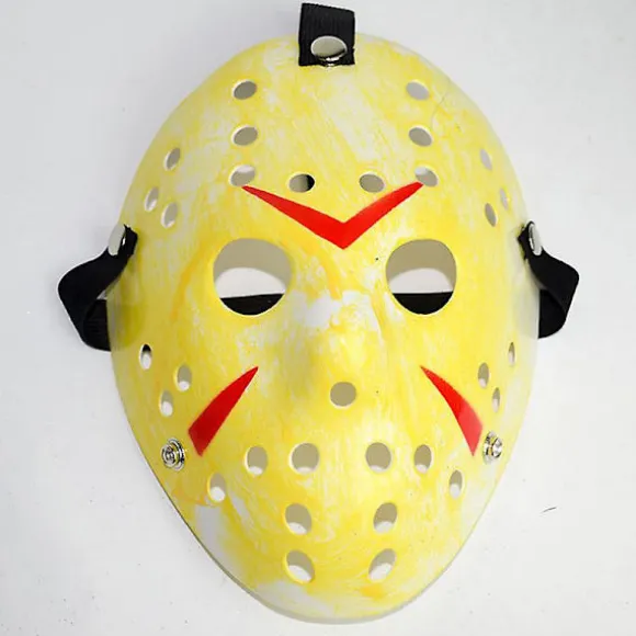 Party Jason Voorhees Karnevalsplastmaske Fredag den 13. Maske (FMY) Yellow