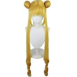 Paryk Cosplay Kostume Kvinder Blond Langt Syntetisk Hår Halloween Fest Rollespil Paryk