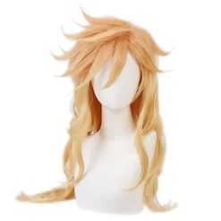 Paryk Demon Slayer Cosplay Douma Gradient Krøllet Hår Kvinder Syntetiske Parykker Mænd Karneval Party Cosplay Anime Tilbehør