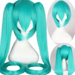 Paryk Hatsune Miku Paryk 120CM (lysegrøn), CJY