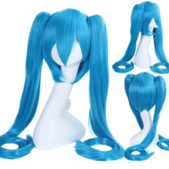 Paryk Hatsune Miku Paryk 120CM (søblå)