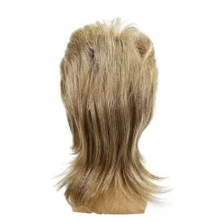 Paryk Mænd Guld Mullet 80'er Mullet Langt Syntetisk Hår