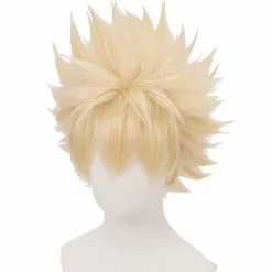 Paryk Varmebestandig Syntetisk til Cosplay Bakugou Katsuki.z