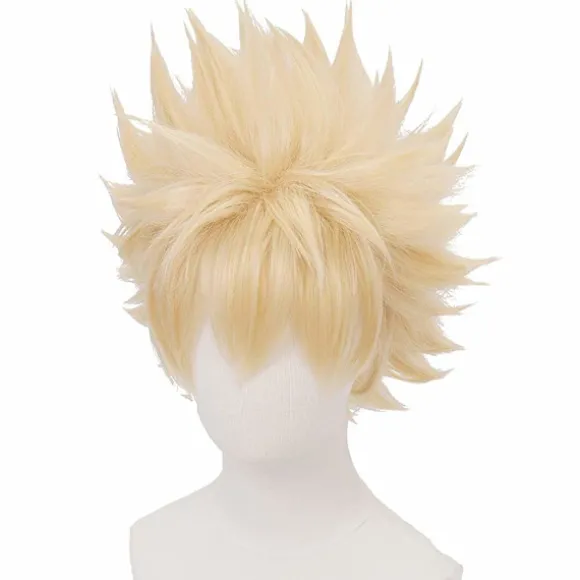 Paryk Varmebestandig Syntetisk til Cosplay Bakugou Katsuki.z