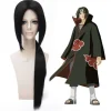 Parykhætte Uchiha Itachi Yatogami Kuroh Halloween Syntetiske Hårparykker, CJY