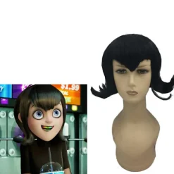 pc Elf Hotel Vampire Girl Mavis Omvendt Sort Kort Hår