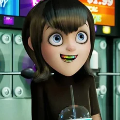 pc Elf Hotel Vampire Girl Mavis Omvendt Sort Kort Hår