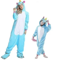 Pegasus Tøj Enhjørning Pyjamasdragt Kigurumi Jumpsuit Rose Rose 105