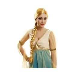 Perruque - Disfrazzes - Demoiselle Lady - Tresse Blonde - Taille Unique - Multicolore Multifarvet