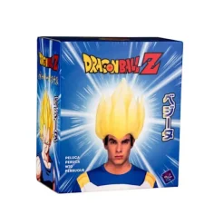 Perruque Super Saiyan Vegeta Dragon Ball voksen Blond och ljusgul Unik storlek