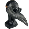 Pestlæge Maske Kostume Fuglemaske PU Læder Steampunk Sort