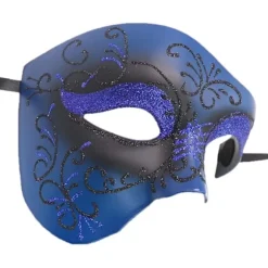 Phantom of The Opera Maskerade Maske Halvt Ansigt Venetiansk Mardi Gras Festmaske