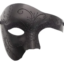 Phantom of The Opera Maskerade Maske Halvt Ansigt Venetiansk Mardi Gras Festmaske