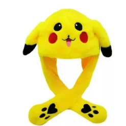 Pikachu Pikachu hat, kaninører, bevægelig hoppende hat, sjov kanin KLB