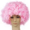 Pink Afro Parykker, Parykker Cosplay Frisure til Polterabend Neon Festartikler, Halloween Dekorationer, CJY