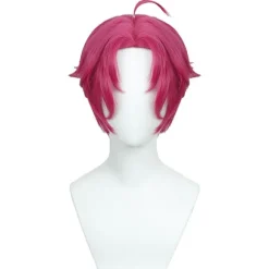 Pink Cosplay Paryk - Højtemperaturfiber, Justerbar Størrelse til Anime Rollespil & Fester