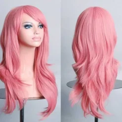 Pink Paryk 70cm Cosplay Kostume pink - Perfet pink