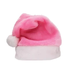 Pink Plysset Julemandshue